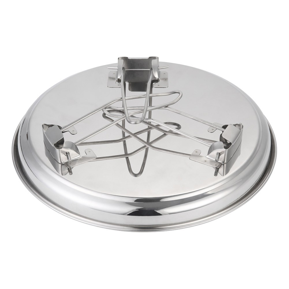 Stainless Steel Round Plate 35 Cm