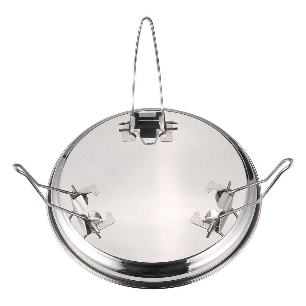 Stainless Steel Round Plate 35 Cm