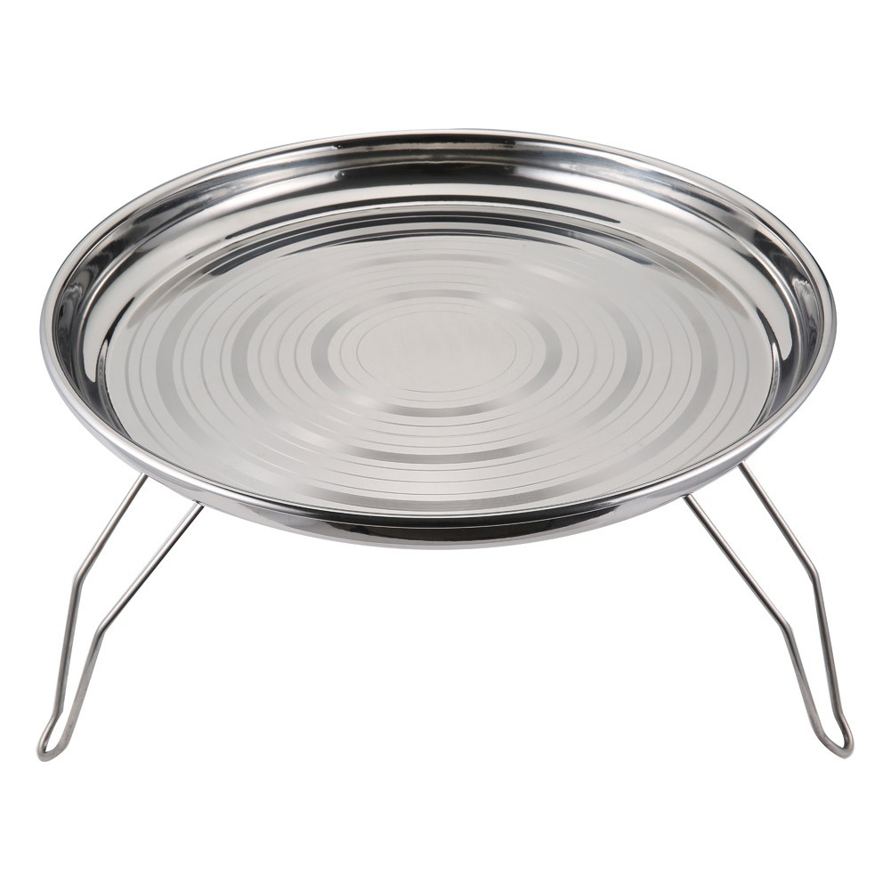 Stainless Steel Round Plate 35 Cm