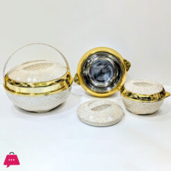 Stonic Chrome 3 Pcs Hot Pot Set