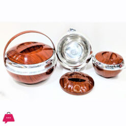 Stonic Chrome 3 Pcs Hot Pot Set