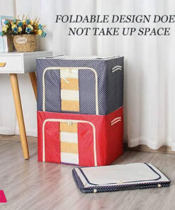 Storage Box 55liter Foldable Storage Organizers Clothes Blanket Quilt Organizer