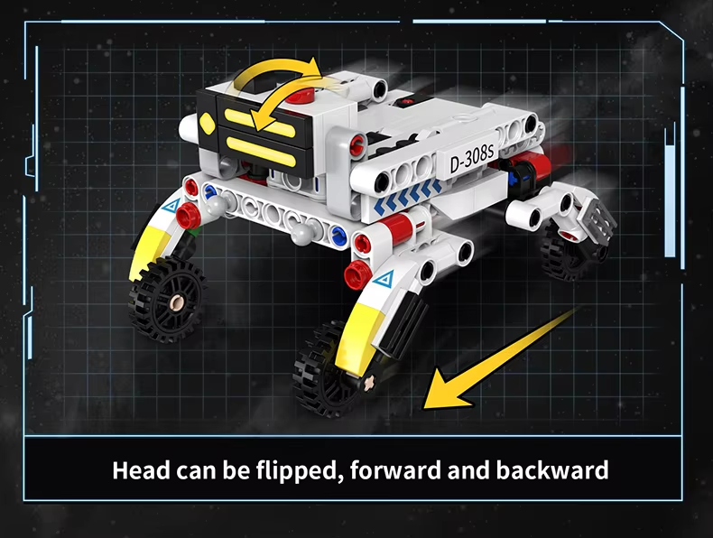 Technical Moc Space Astronauts Remote Control 3 In 1 Model Educational Diy Bricks Toys Building Blocks Sets