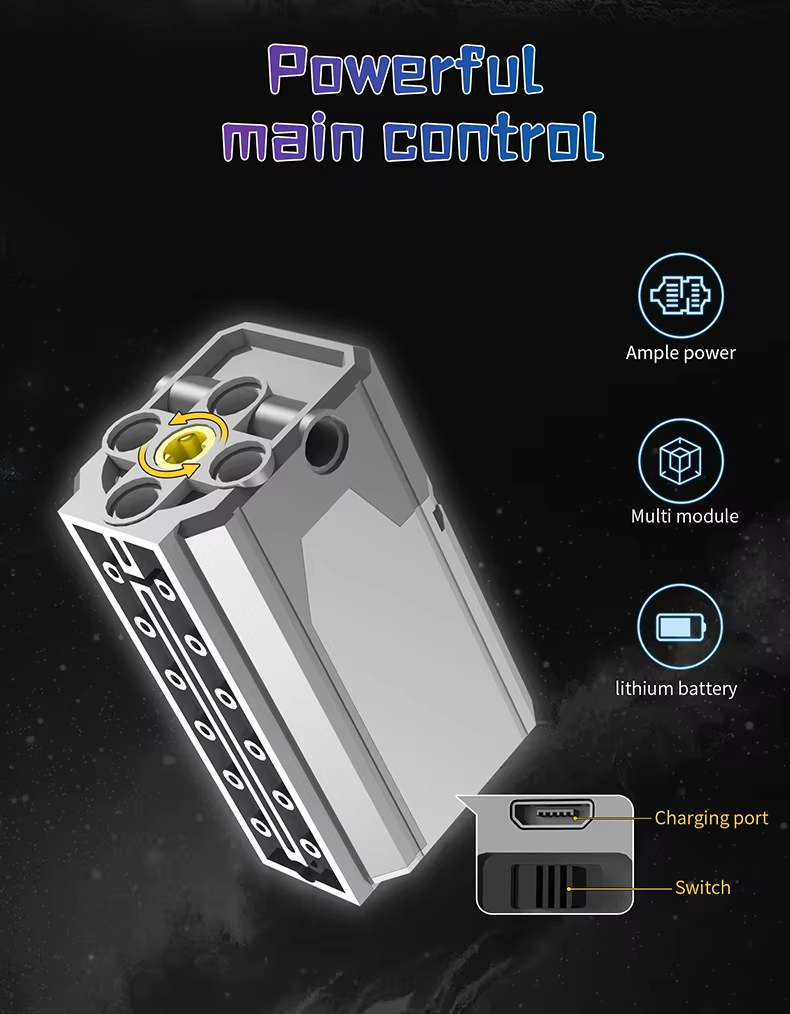 Technical Moc Space Astronauts Remote Control 3 In 1 Model Educational Diy Bricks Toys Building Blocks Sets