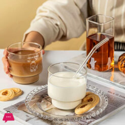 Transparent Glass Cup-Small Bottom Cup - Dessert Glass