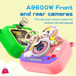 Unicorn Y6 Hd Dual-Camera Camera With Stand Dual-Lens Shooting Camera Children'S Toy Painting