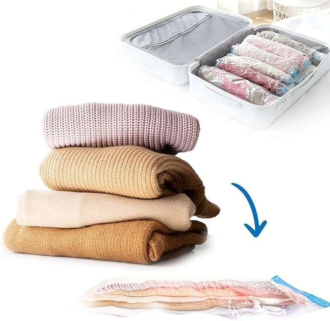 11.11 Sale Vacuum Storage Bag Packaging Bag For Vacuum Compression Storage Bag Set Of 6