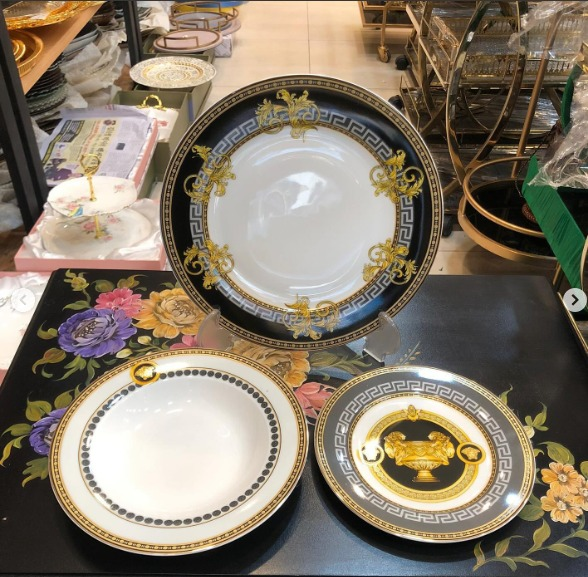 Versace Rosenthal - Prestige Gala 18 Pieces Set Plates Table Setting