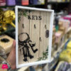 Wall Mounted Wooden Key Cabinet, Key Holder Home, Office Entryway 3 Style