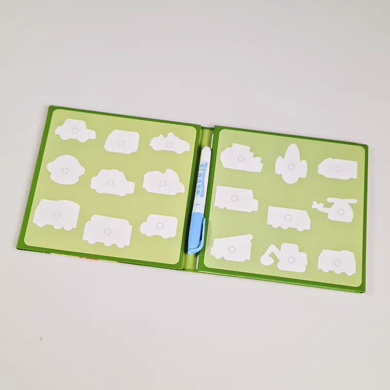 Water Coloring Book With Stickers