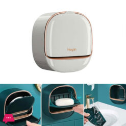 Waterproof Soap Dish Compact Waterproof Flip-Top Drainage Box