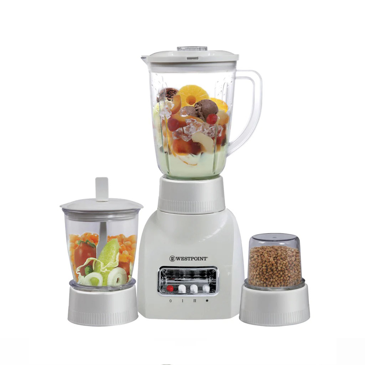 Westpoint Blender Dry &Amp; Chopper Mill 3-In-1 Wf-313