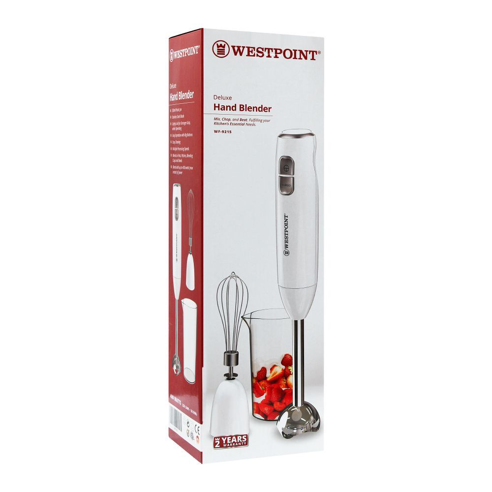 Westpoint Hand Blender With Egg Beater (Wf-9215)