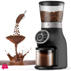 Western Electric Ceramic Conical Burr Coffee Bean Grinder with 31 Settings, Ideal for Espresso, Drip Coffee, French Press