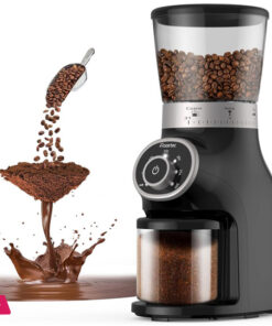 Western Electric Ceramic Conical Burr Coffee Bean Grinder with 31 Settings, Ideal for Espresso, Drip Coffee, French Press