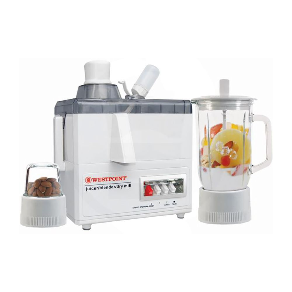 Westpoint Deluxe Juicer Blender Dry Mil, 750, Wf-8813