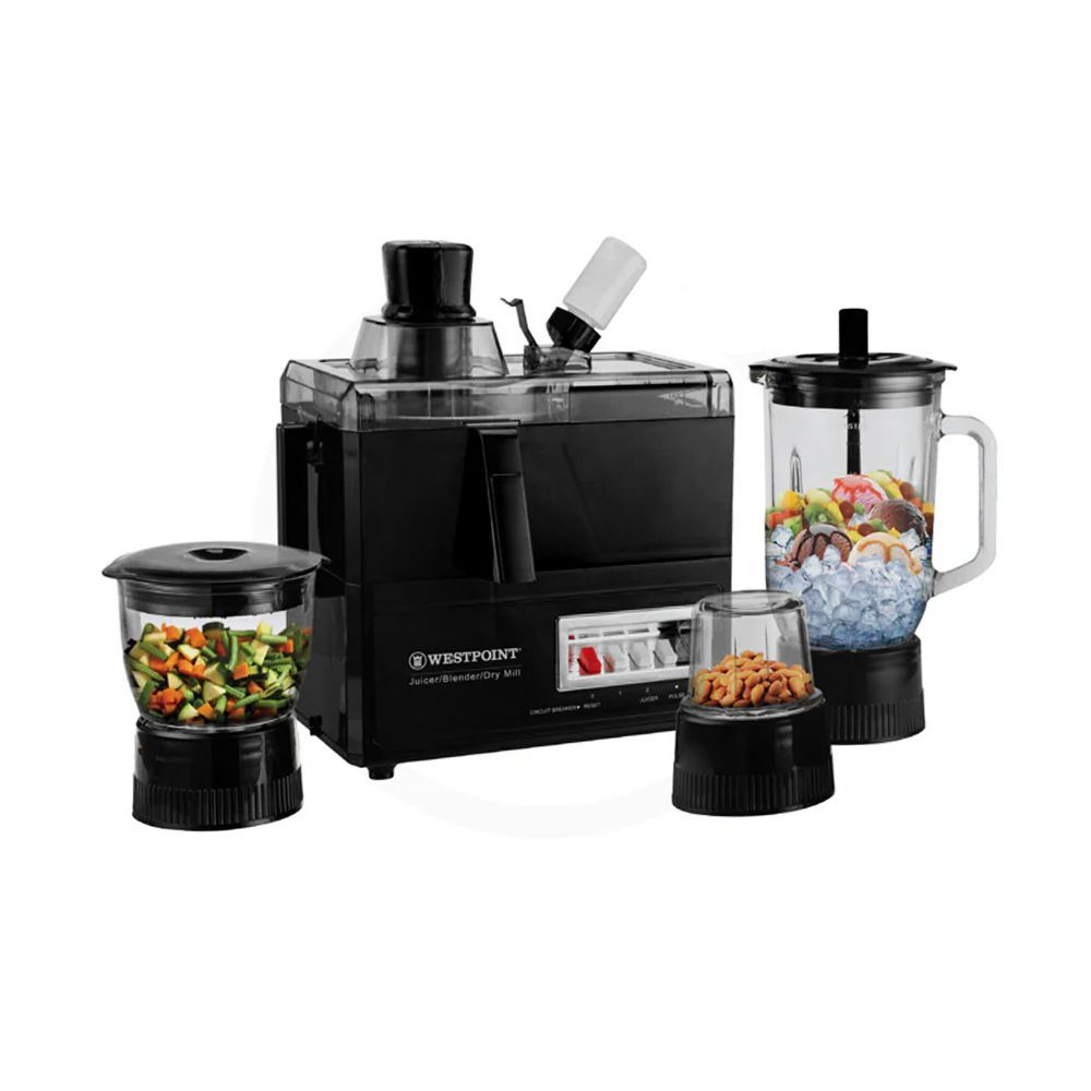 Westpoint Deluxe Juicer Blender Dry Mil, 750W Wf-8824