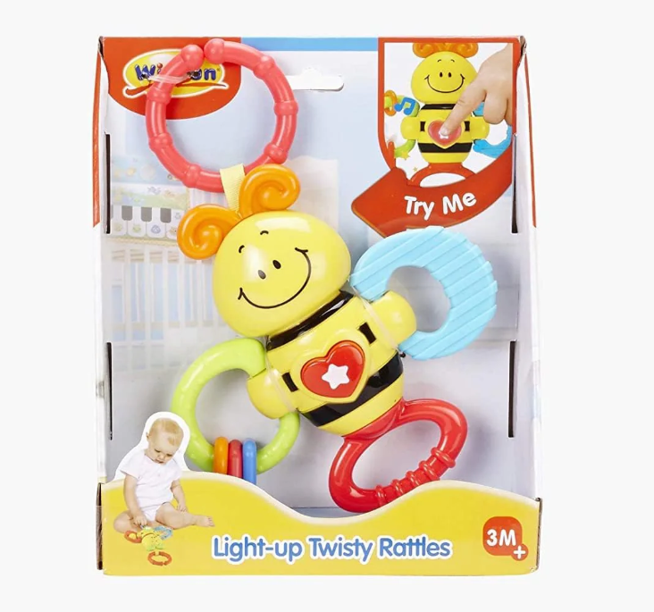Winfun Light Up Twisty Rattle- Bees 0625 11 Winfun Light Up Twisty Rattle- Bees 0625
