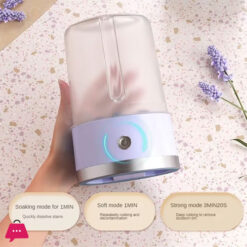 Wireless Charging Portable Washing Machine Mini Electric Makeup Brush Cleaner