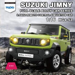 1:16 Suzuki Jimny Hg453 Simulation Model Lights Horn Smoke Rc Car Full Scale Off-Road Climbing Rc Car No.hg4-53