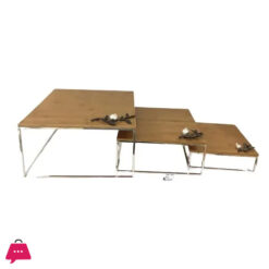 3 Piece Cake Stand 24,30,36 CM WB1103 SQ