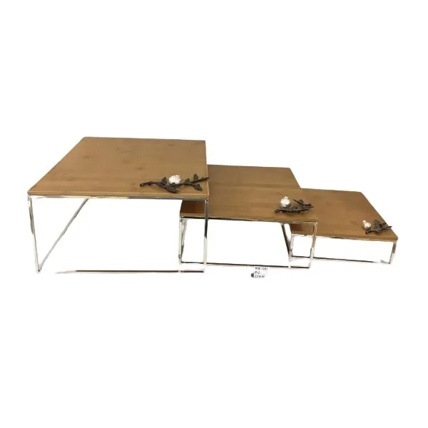 3 Piece Cake Stand 24,30,36 Cm Wb1103 Sq