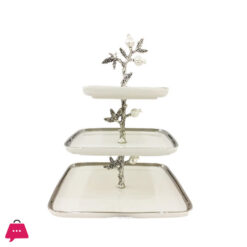 3 Tier Sweet Dish 6 Pcs WB1156