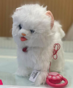 Interactive Cat on A Leash Walks Sound Recording -  Cat Toy