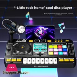 Multifunctional Simulation DJ Player Controller Electronic DJ Mixer Organ Musical Instruments with Microphones