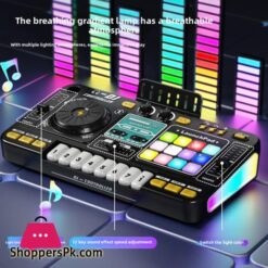 Multifunctional Simulation Dj Player Controller Electronic Dj Mixer Organ Musical Instruments With Microphones