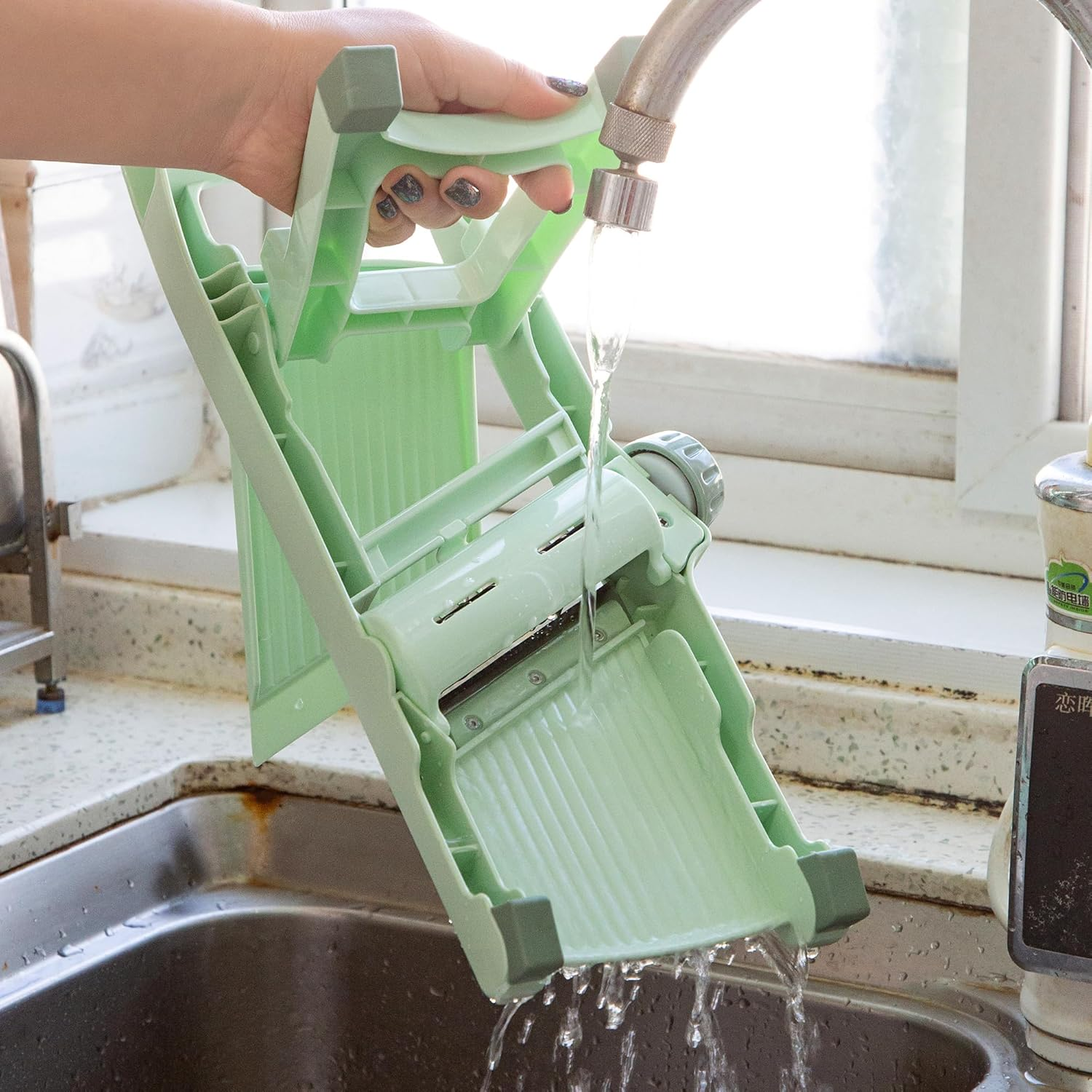 Adjustable And Safe Mandoline Slicer For Kitchen, Multifunction Vegetable And Fruit Cutter