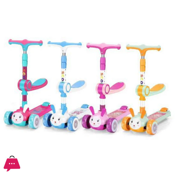 Bunny Scooter For Kids - Riding Scooty For Kids - 26113 4 Bunny Scooter For Kids - Riding Scooty For Kids - 26113 - Image 2