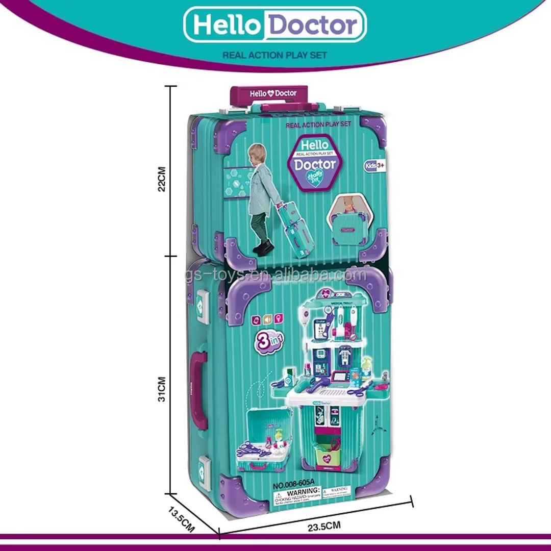 Pretend Play Toy Kids Role Playing Toys / Tools Set / Clean Trolley / Beauty Set / Doctor Set