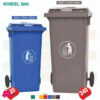 Heavy Duty Trash Can with Lid Wheels Large and Tall Trash Can 120 Liter & 240 Liter
