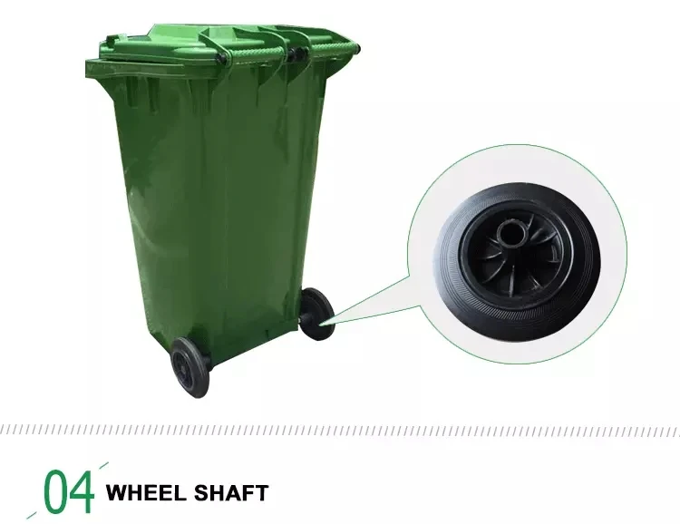 Heavy Duty Trash Can With Lid Wheels Large And Tall Trash Can 120 Liter &Amp; 240 Liter