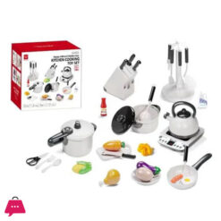 Kids Pretend Kitchen Cooking Toy Set