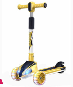 Kids Scooter Led Foldable Adjustable Height Kids Kick Scooter With 3 Flashing Wheels 11 Kids Scooter Led Foldable Adjustable Height Kids Kick Scooter With 3 Flashing Wheels - Image 4