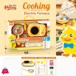 Electric Furnace Kitchen Set Real Cooking Play Toy for Kids