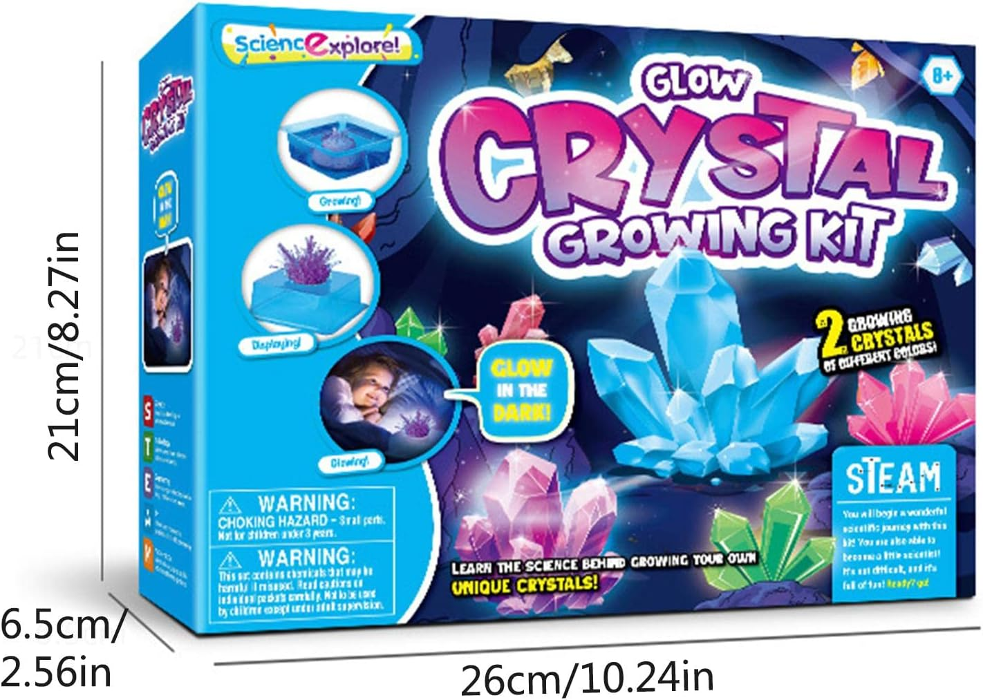 Science Explorers Glow Crstal Growing Kit