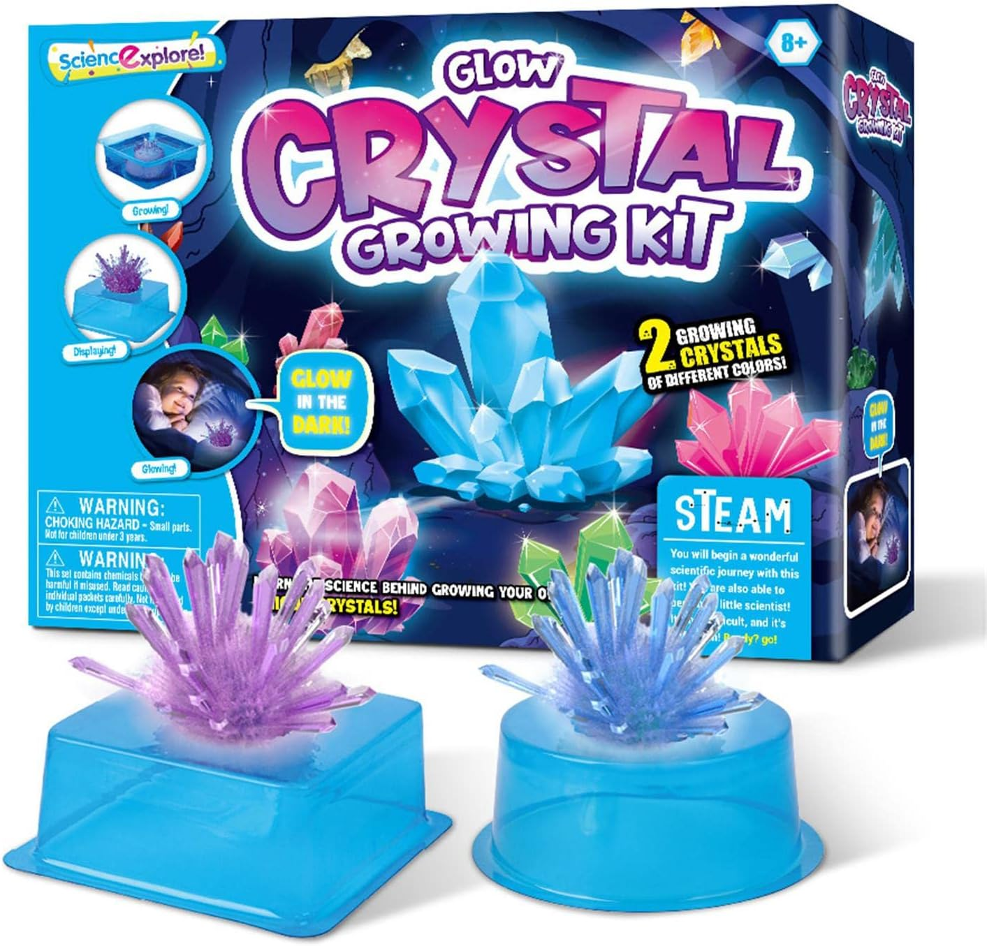 Science Explorers Glow Crstal Growing Kit