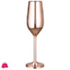 Stainless Steel  Champagne Flutes Glasses Wine Glass Goblets Juice Drink 220 Ml  Rose Gold