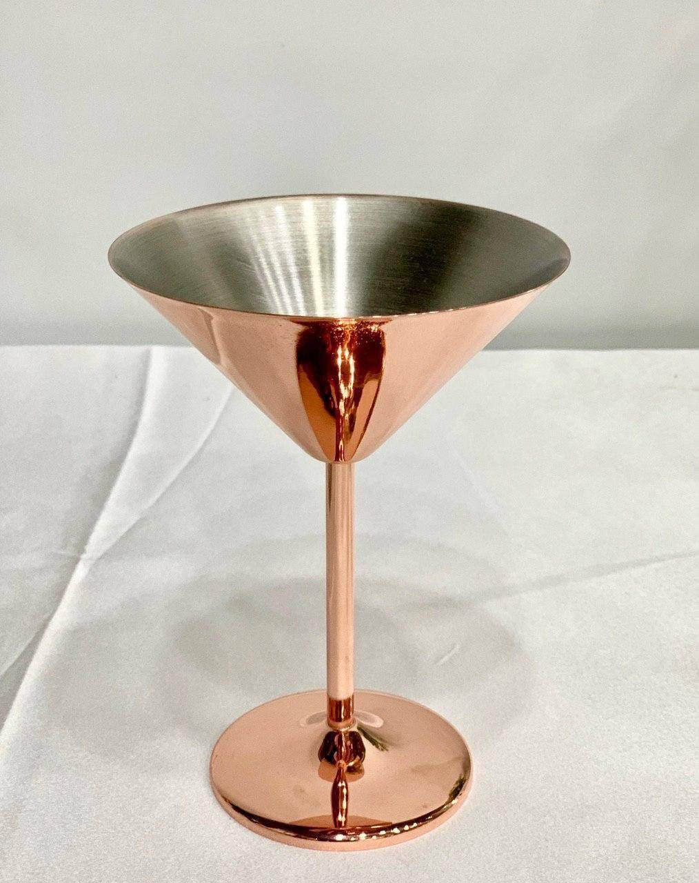 Stainless Steel Cocktail Glasses Martini Glasses Wine Cup 230 Ml