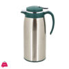 Stainless Steel Vacuum Flask Glass Refill Insulated Tea Pot Coffee Thermos Flask Green 1.0Liter