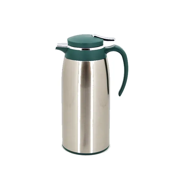 Stainless Steel Vacuum Flask Glass Refill Insulated Tea Pot Coffee Thermos Simple Design