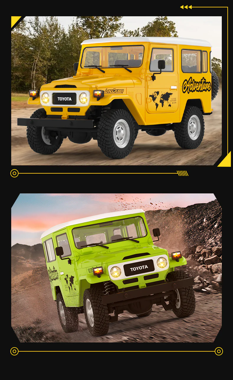 Toyota Land Cruiser Fj40 - 4 X 4 1:16 Scale Off-Road Legend Remote Control Car