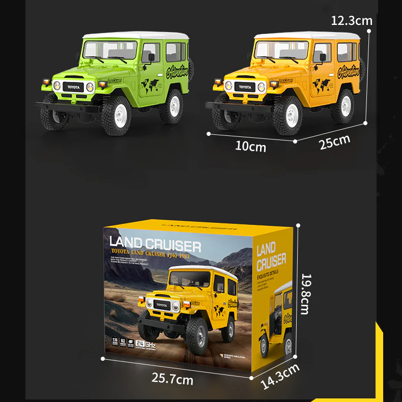 Toyota Land Cruiser Fj40 - 4 X 4 1:16 Scale Off-Road Legend Remote Control Car