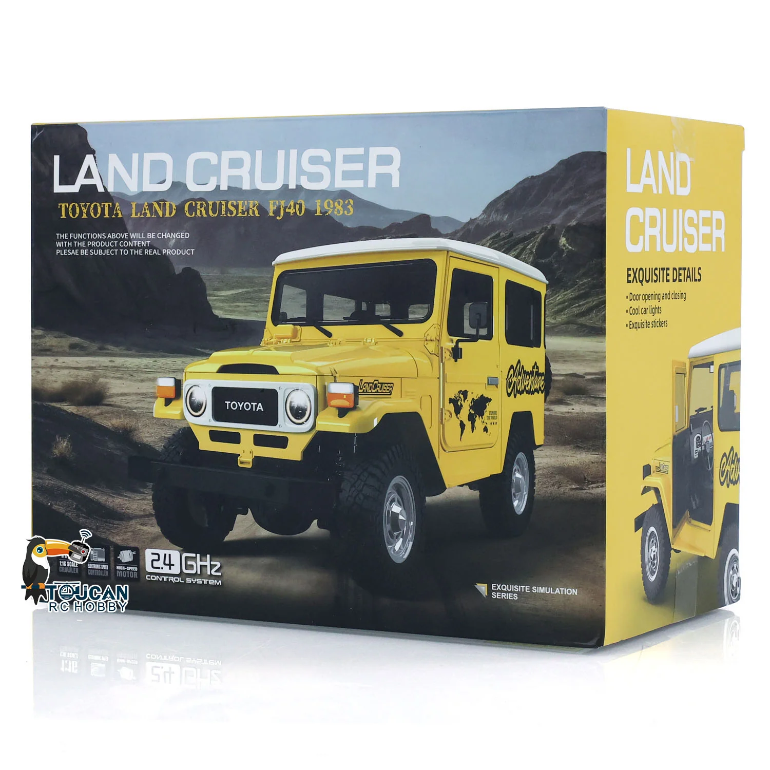 Toyota Land Cruiser Fj40 - 4 X 4 1:16 Scale Off-Road Legend Remote Control Car