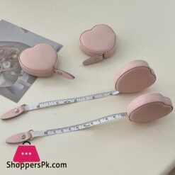 1PC Cute Heart Shape Measure Tape Flexible Ruler Cloth Ruler