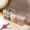 1Pcs Transparent Storage Box Cotton Swab Container Desktop Dust Proof Makeup Removal Cotton Lipstick Cosmetics Boxes Acrylic New