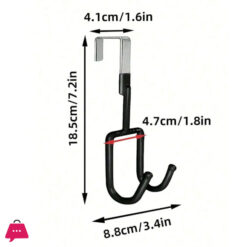 1Pc Over The Door Hooks Soft Rubber Heavy Duty Hooks